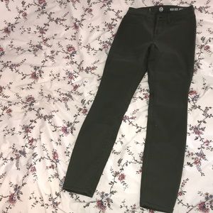 SO High Rise Army Green Jeggings